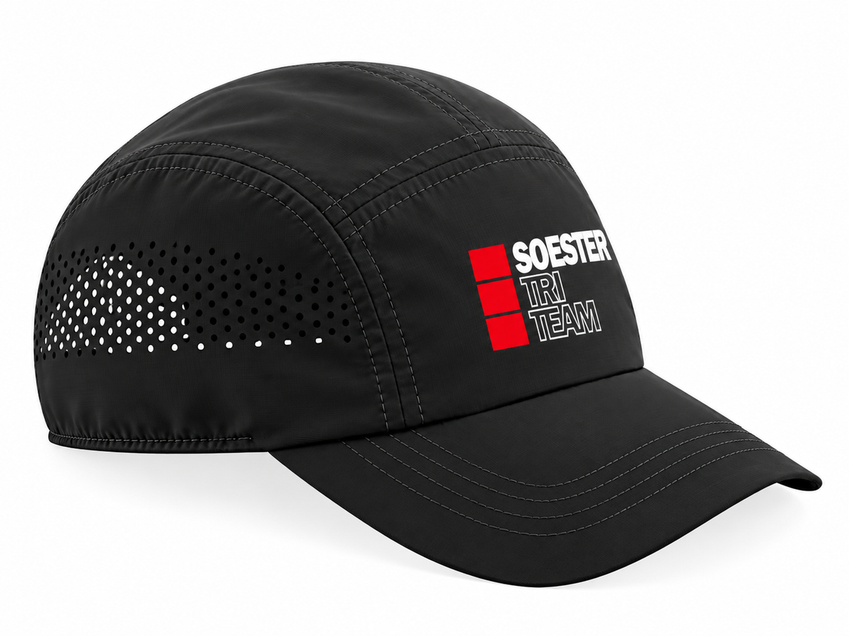 Soester TriTeam Performance Running Cap – Black