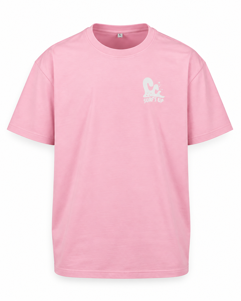 Surf's Up Oversized T-Shirt | Pink