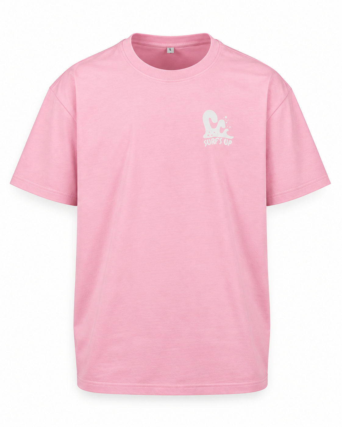 Surf's Up Oversized T-Shirt | Pink