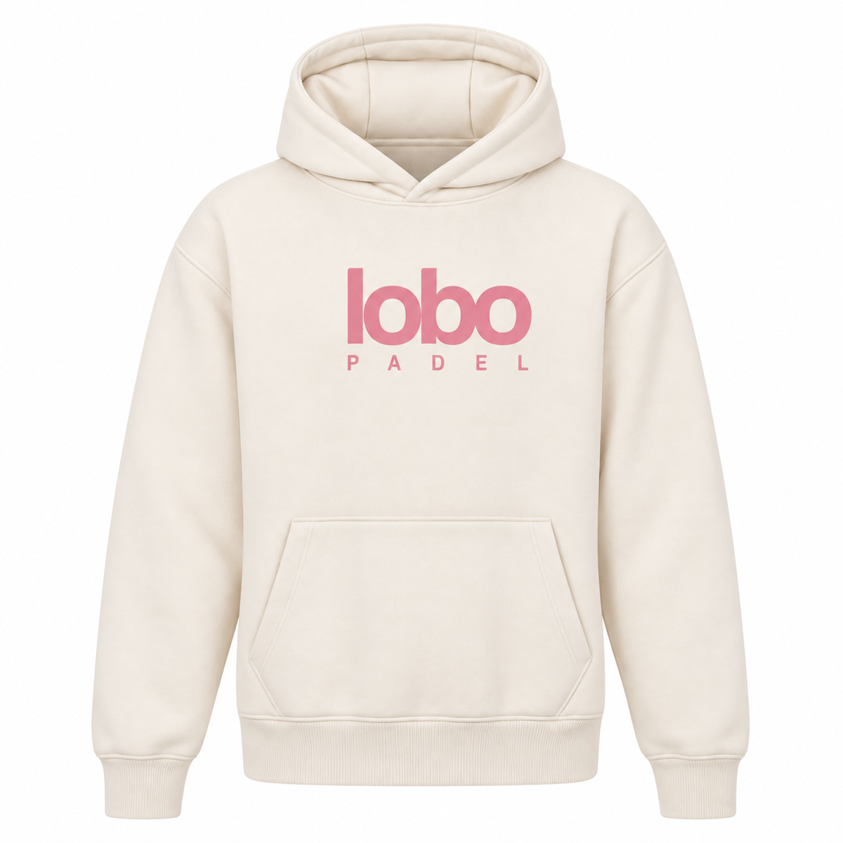 LOBO Padel Hoodie – Off White / Pink
