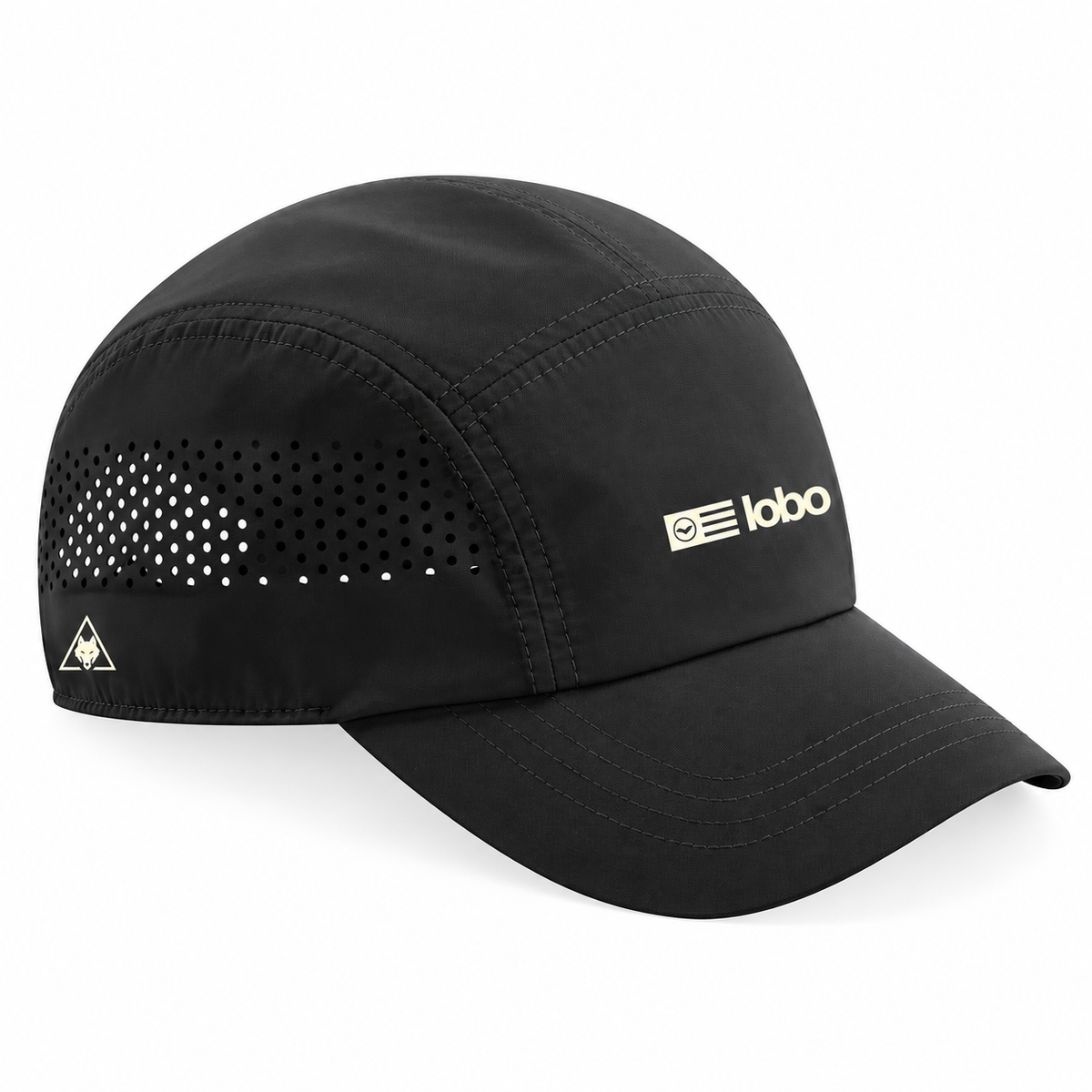 LOBO Padel Cap – Black / Off White