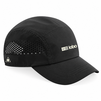 LOBO Padel Cap – Black / Off White