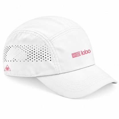 LOBO Padel Cap – White / Pink
