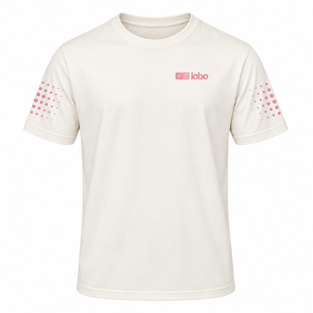LOBO Match Tee – White / Pink