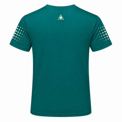 LOBO Match Tee – Bottle Green / Off-White