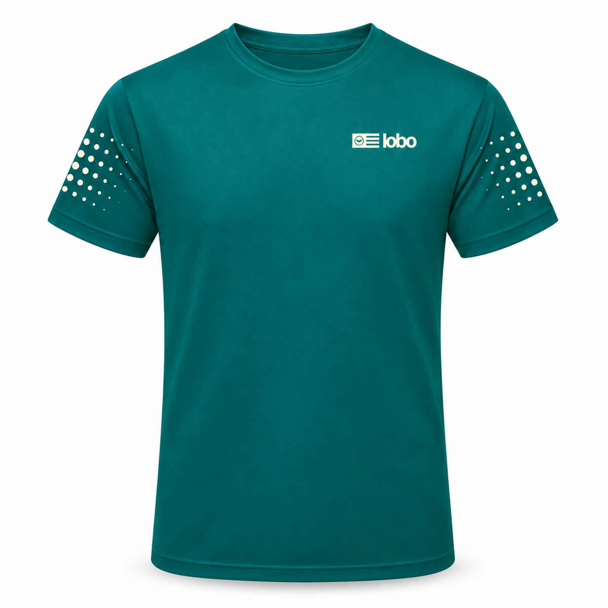 LOBO Match Tee – Bottle Green / Off-White