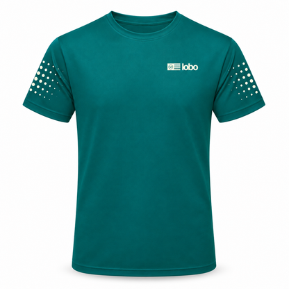 LOBO Match Tee – Bottle Green / Off-White