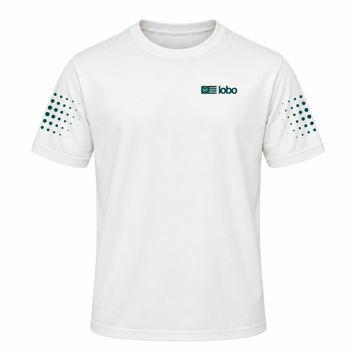LOBO Match Tee – White / Bottle Green