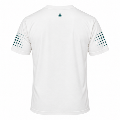 LOBO Match Tee – White / Bottle Green
