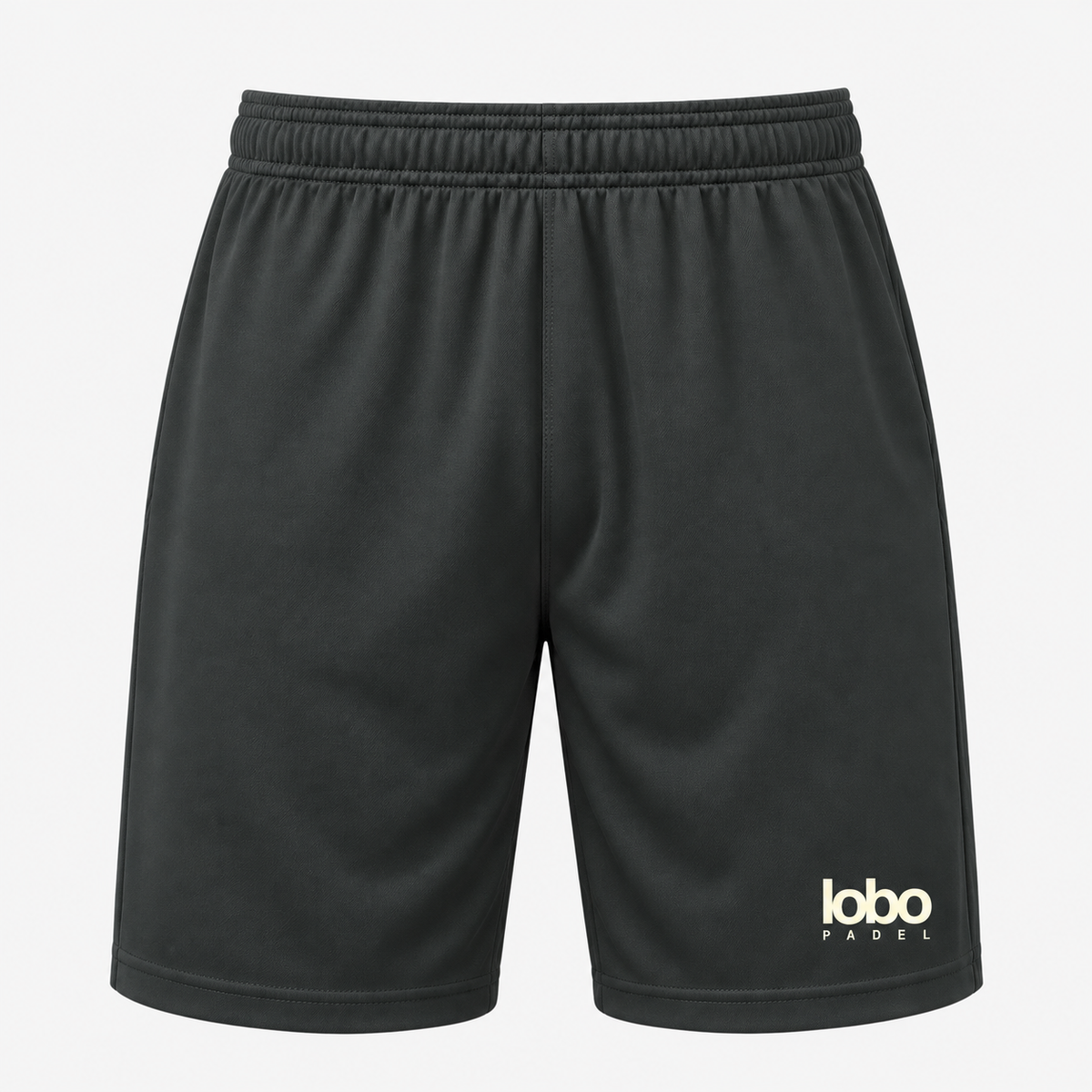 LOBO Match Shorts – Charcoal / Off-White