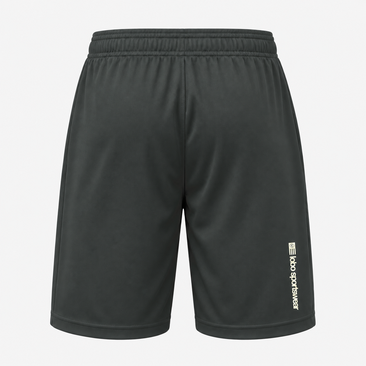 LOBO Match Shorts – Charcoal / Off-White