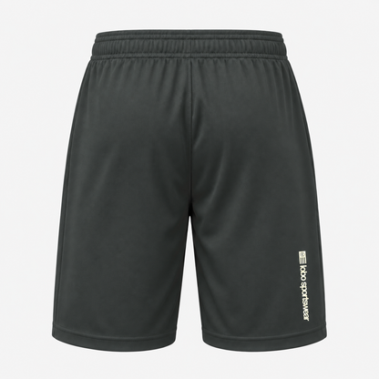 LOBO Match Shorts – Charcoal / Off-White