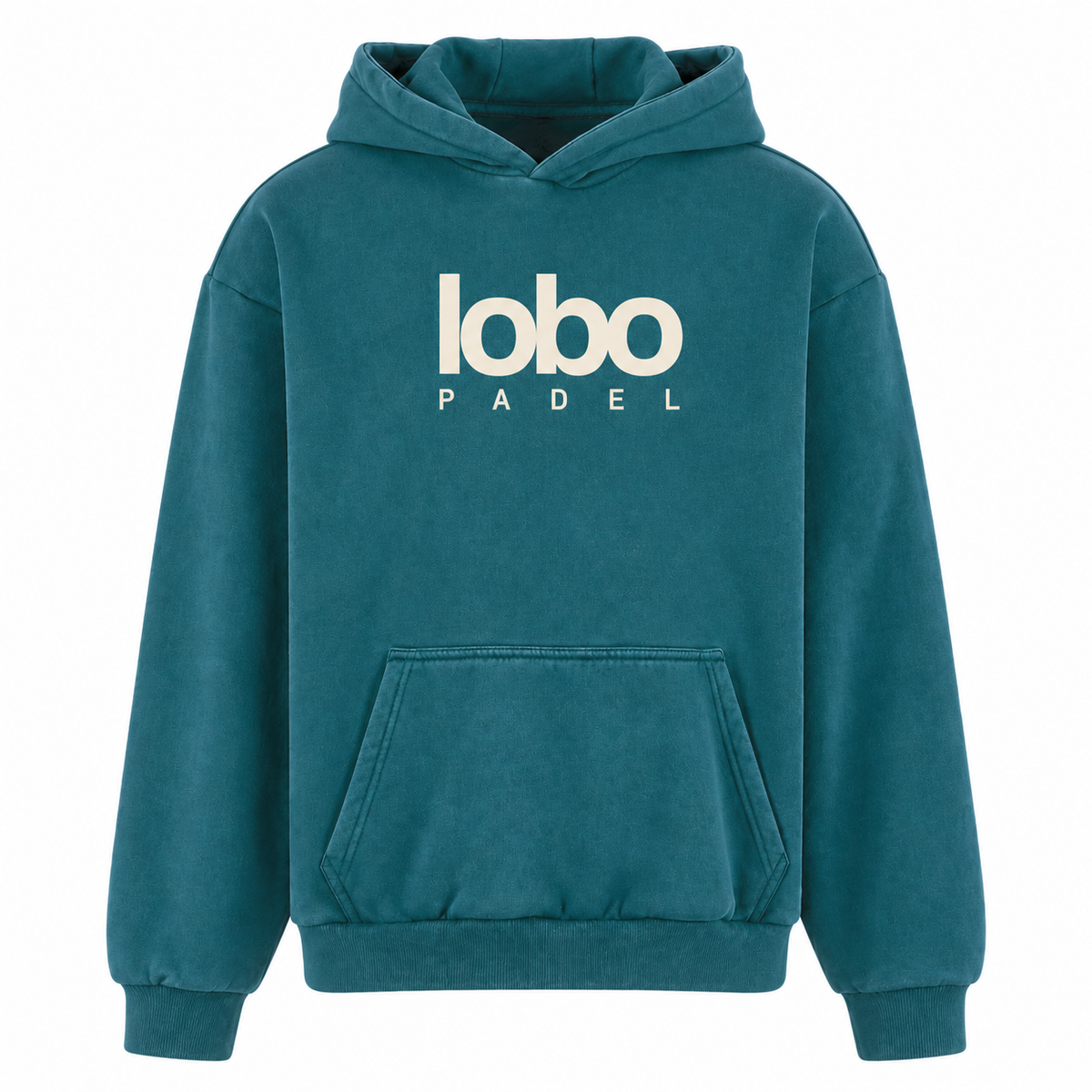 LOBO Padel Hoodie – Petrol / Cream