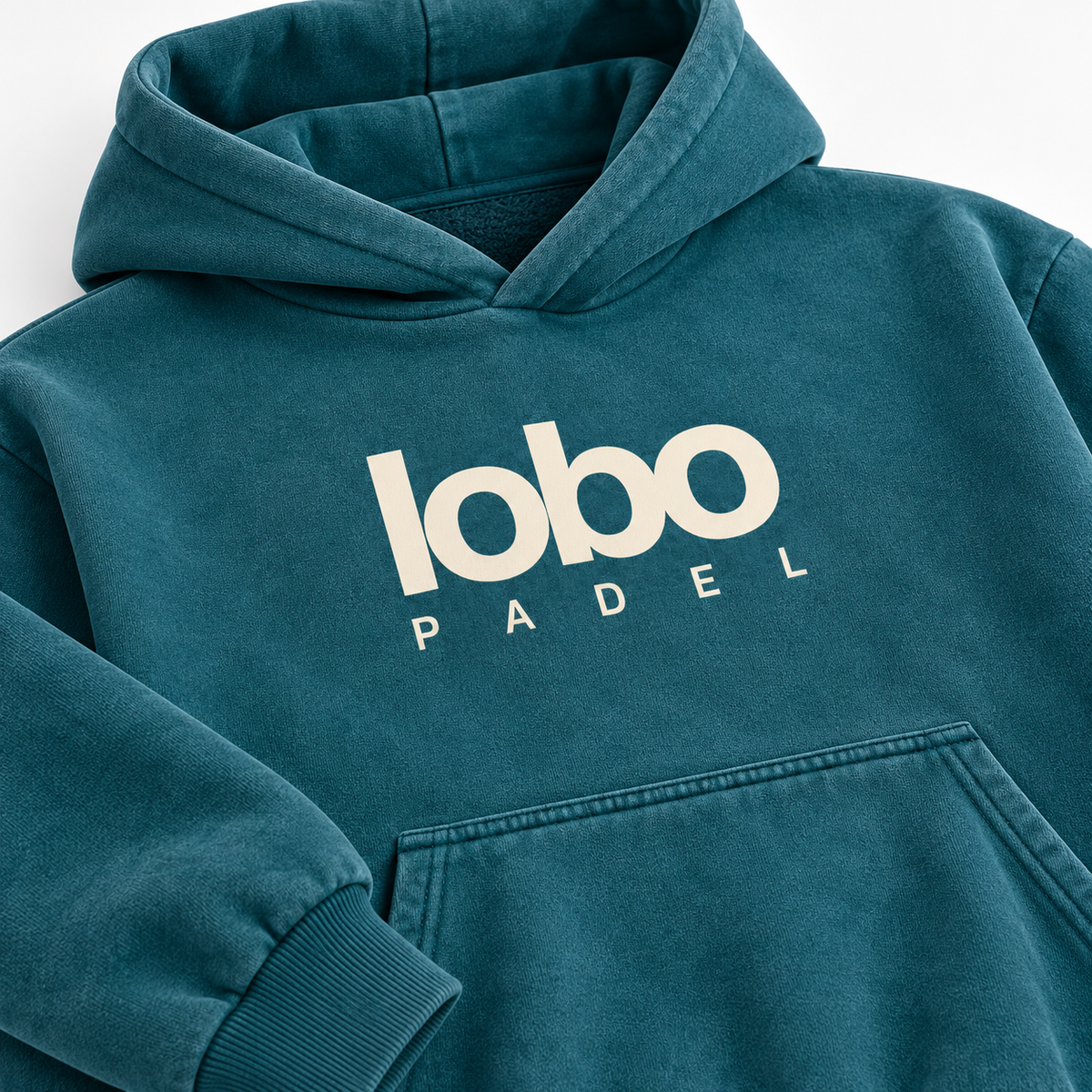 LOBO Padel Hoodie – Petrol / Cream