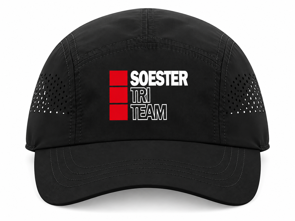Soester TriTeam Performance Running Cap – Black
