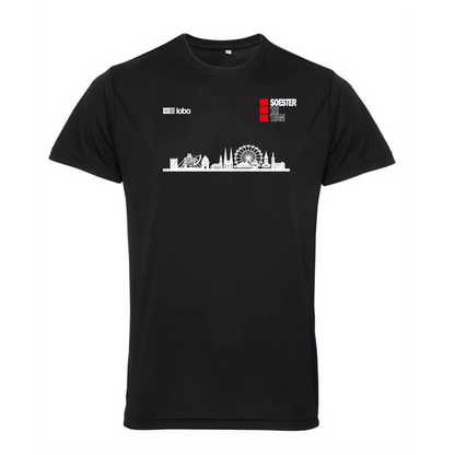 T-Shirt - Silhouette - schwarz