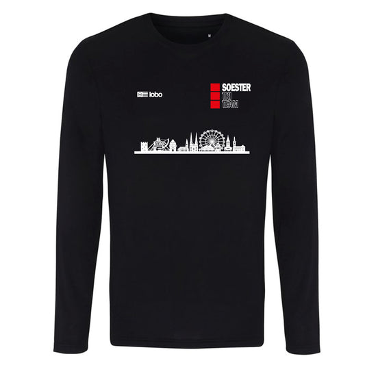 Langarm Shirt - schwarz