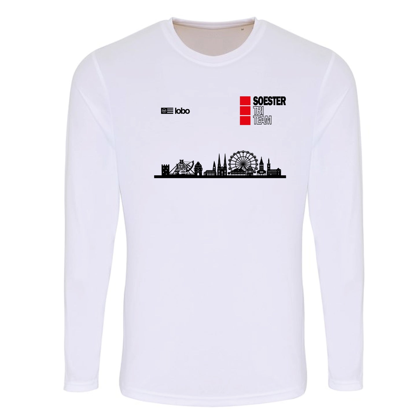 Langarm Shirt - weiß